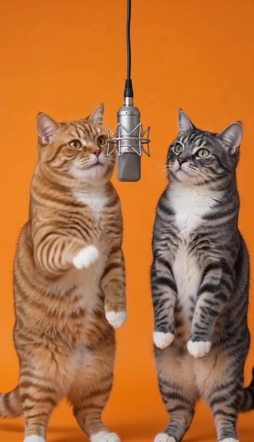 Two Cats, One Mic recorded example